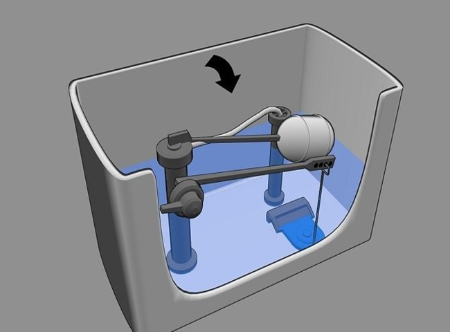 Két nước bồn cầu bị hở