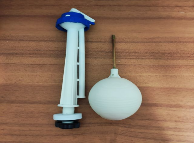 Cách chỉnh phao bồn cầu có dạng pittong nhựa