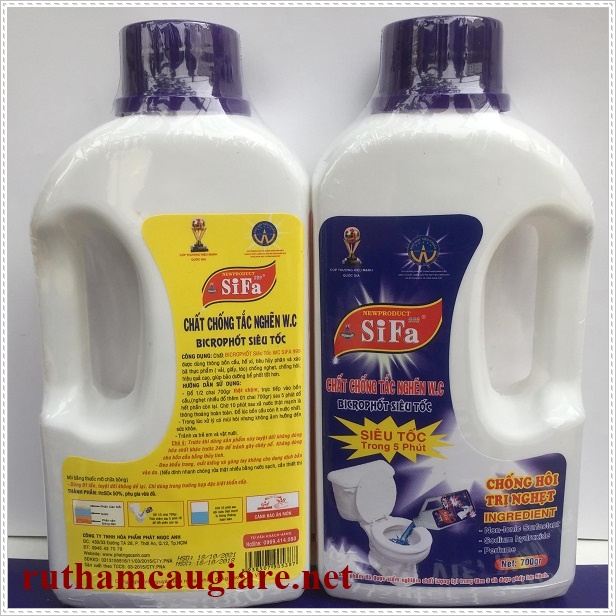 Thuốc thông bồn cầu mua ở đâu