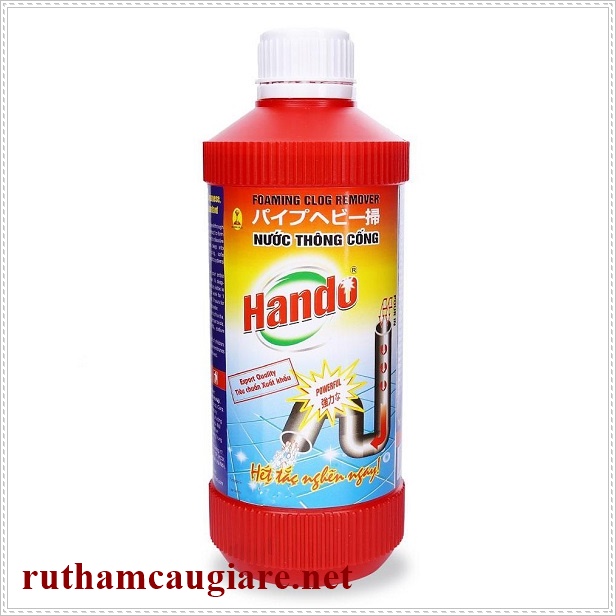 Hóa chất thông cống nghẹt Hando