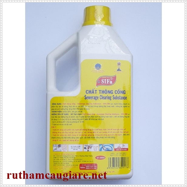 Giá nước thông cống cực mạnh