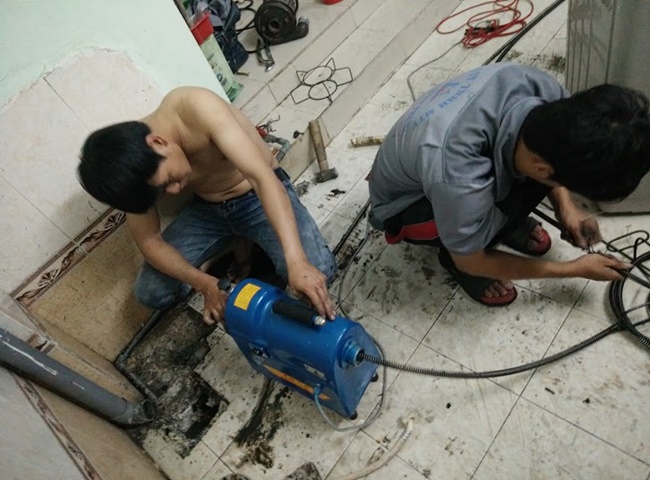 Thông cống nghẹt thành phố Tân An chất lượng